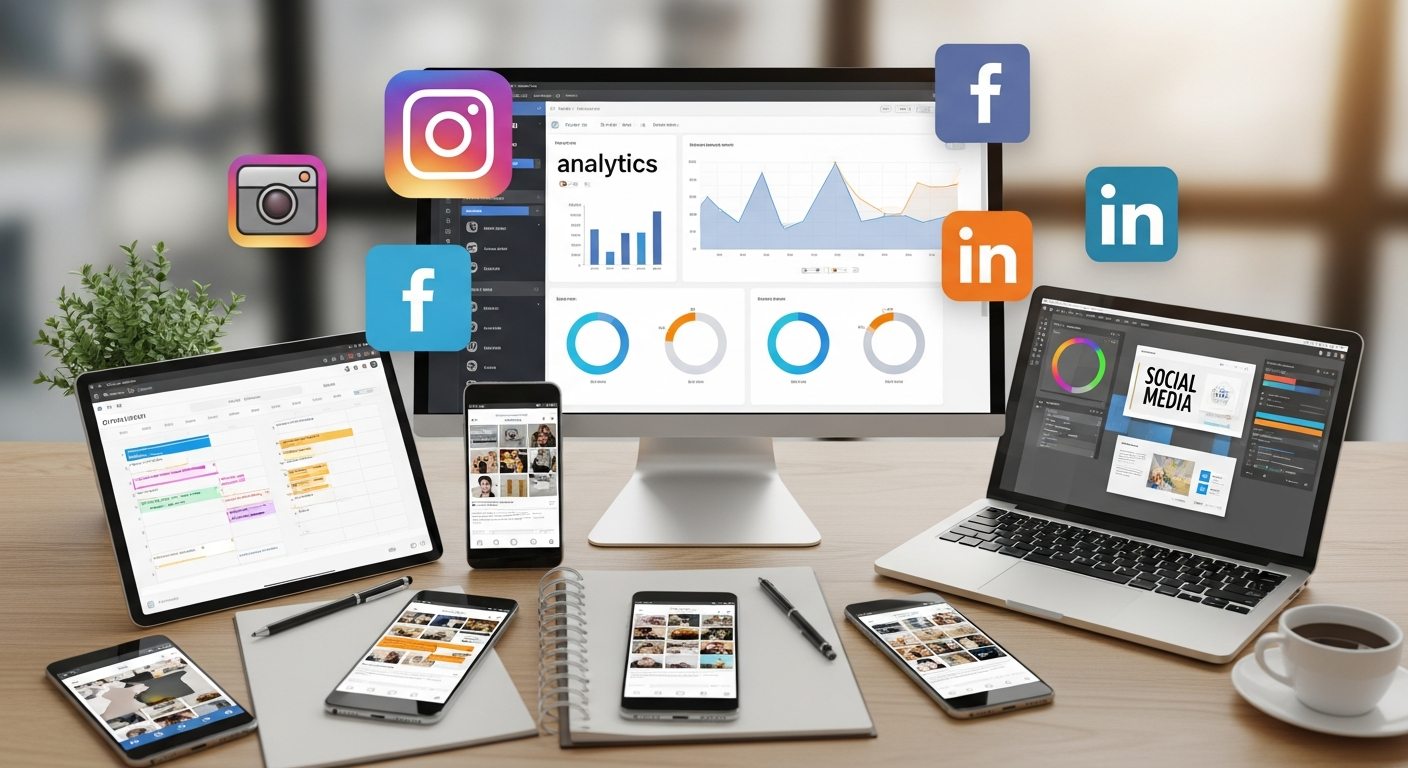 Social Media Management — ManmohanDev