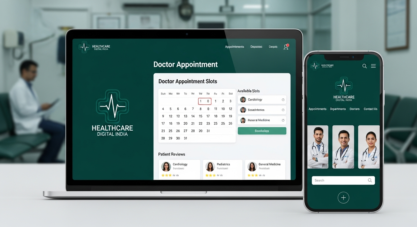 Complete Guide to Healthcare Website Development in India — What Clinics and Hospitals Need in 2025